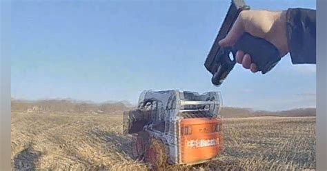 skid steer cop|Video: Fleeing Suspect in Skid Loader Lifts Ohio Deputy into Air.